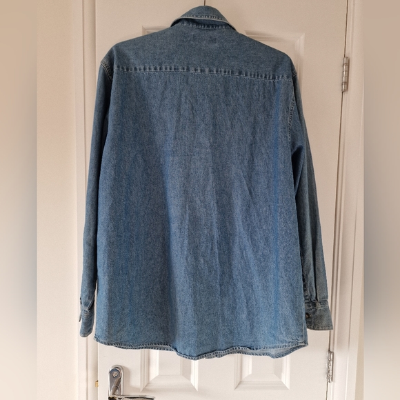 Vintage Red Hat Lady denim shirt size large - Picture 4 of 6